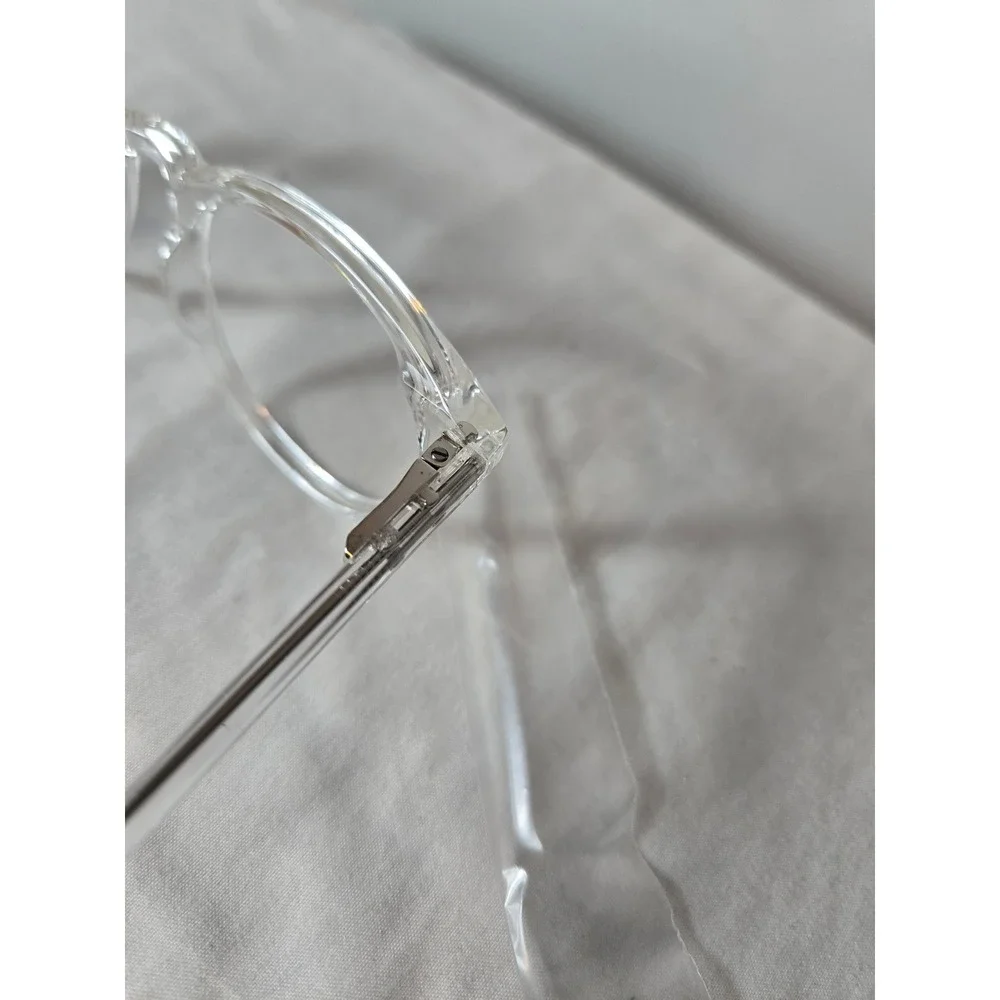 Four You US98 Crystal Clear Round Eyeglass Frames 49-20-145 Women Mens Glasses